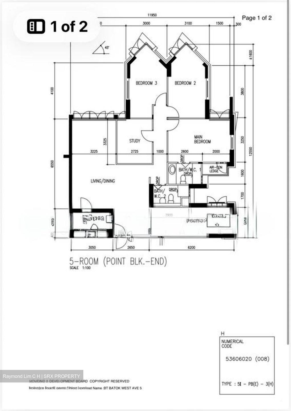 Blk 384 Bukit Batok West Avenue 5 (Bukit Batok), HDB 5 Rooms #558340741